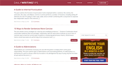 Desktop Screenshot of dailywritingtips.com